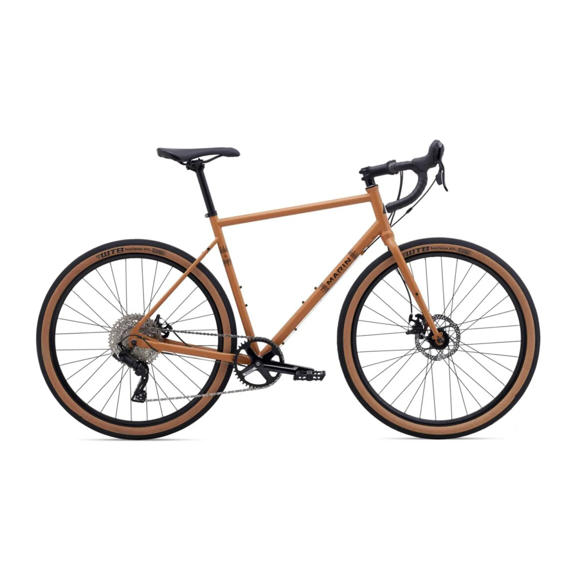 Marin Nicasio+ Gravel Bike 2025 in Satin Tan Black