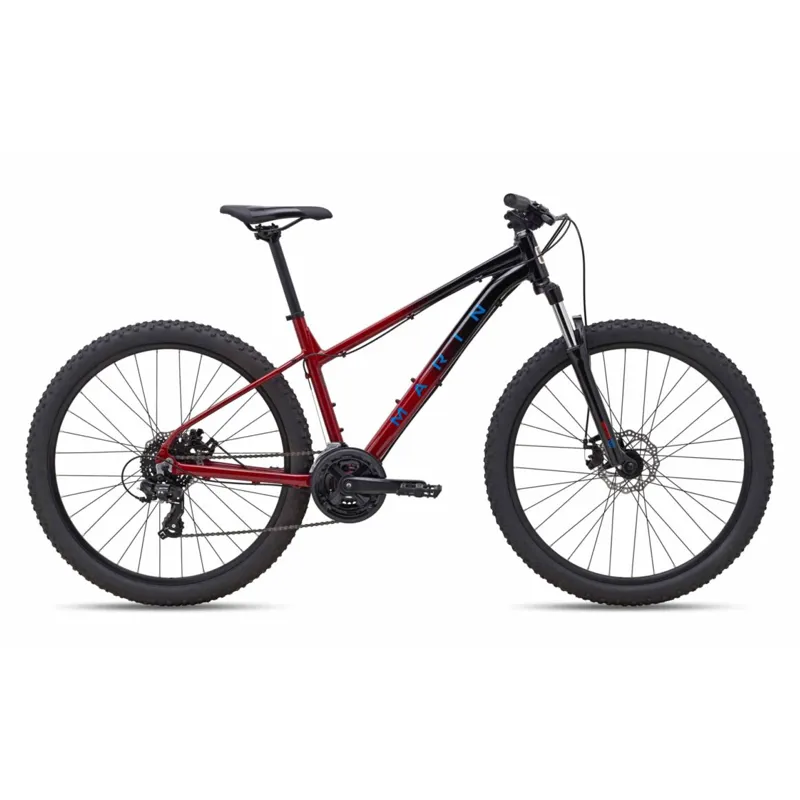 Marin Wildcat Trail 1 Hardtail Mountain Bike 2024 in Gloss Maroon Black Teal