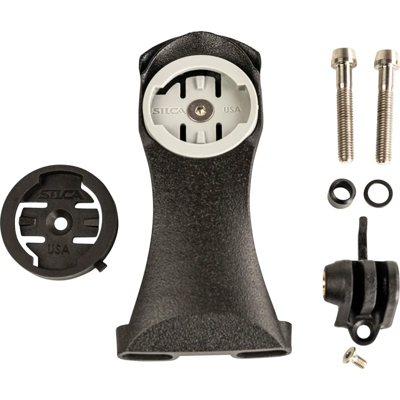 Silca Chisela 3D Printed Titanium Computer Mount in Black-1