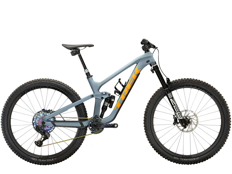 Trek Slash 9.9 XX1 Flight Attendant Mountain Bike 2022 in Battleship Blue