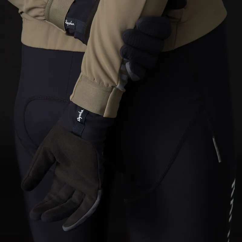 Rapha Shadow Gloves in Black/Dark Grey-4