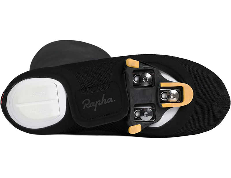 Rapha Winter Road Cycling Overshoes in Black/Silver-2