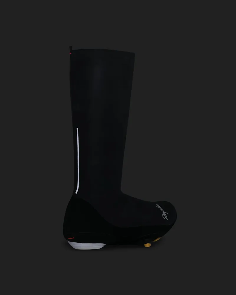 Rapha Winter Road Cycling Overshoes in Black/Silver-3