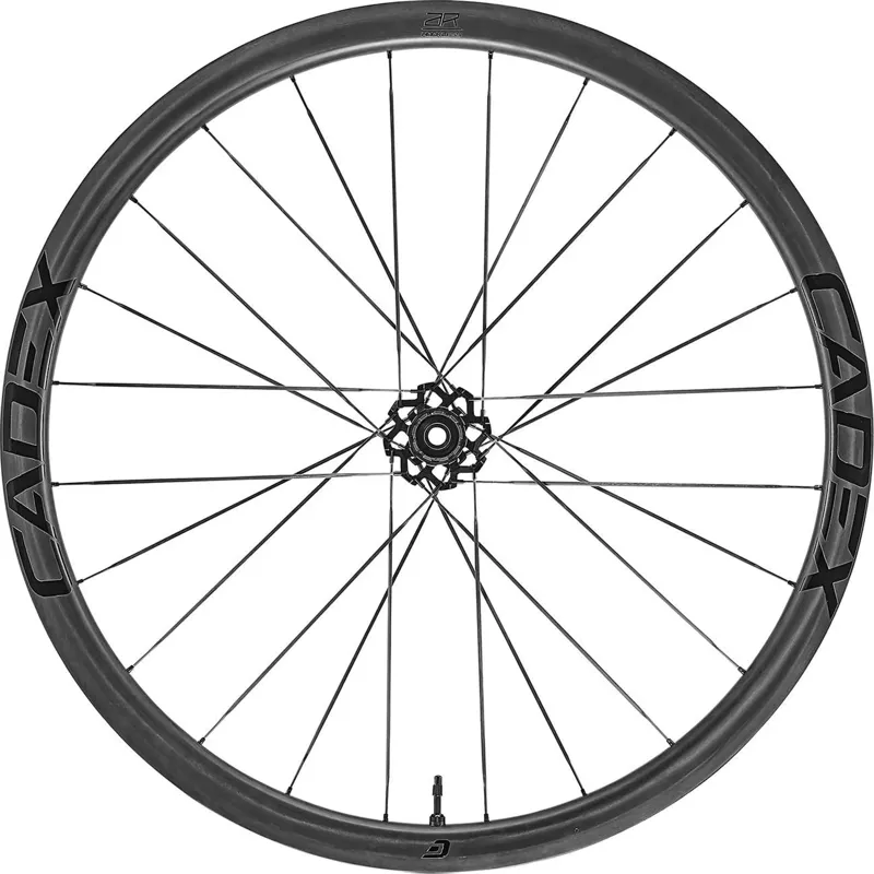 CADEX AR 35 Tubeless Disc 700c Front Wheel with CADEX AR 35 Tubeless Disc Campagnolo 700c Rear Wheel in B-2