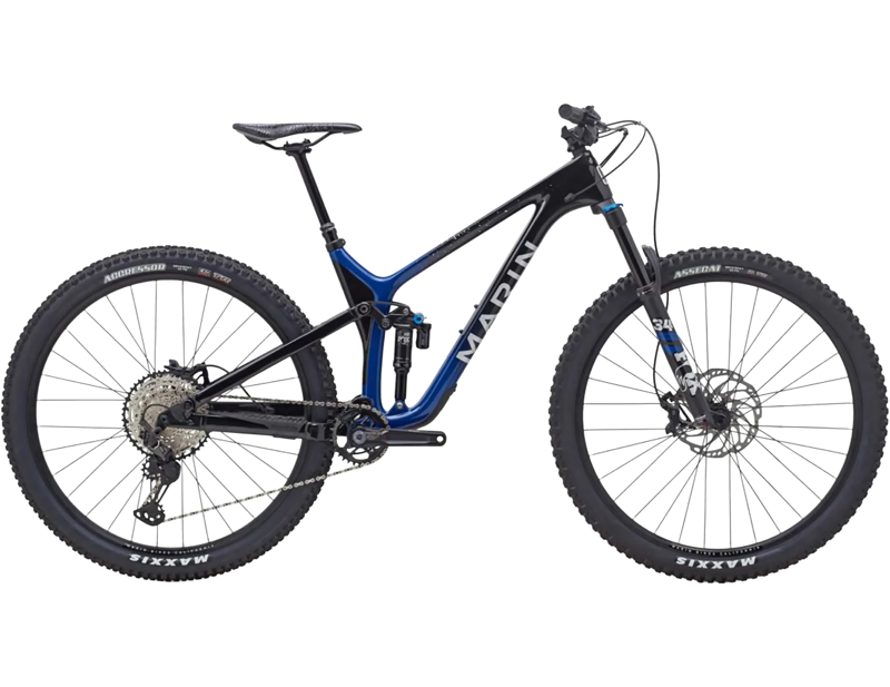 Balfes Bikes Marin Rift Zone 29in Carbon 2 Full Suspension Mountain Bike 2025 in Gloss Blue/Carbon | Free postage over £30, £10 off first order, price match & 0% finance.