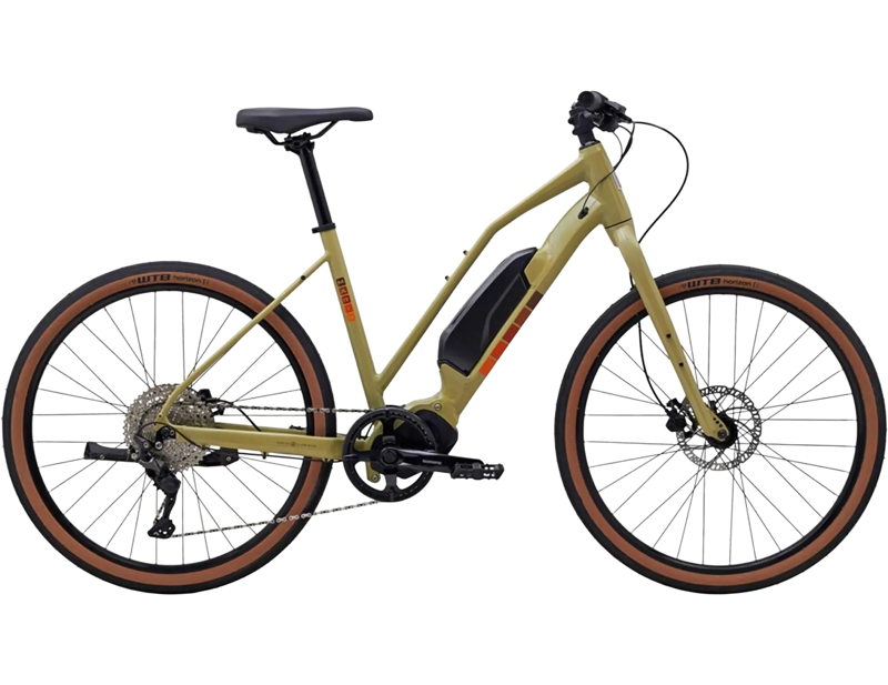 Marin Sausalito ST E1 Women's Electric Hybrid Bike 2025 in Gloss Tan/Brown/Orange
