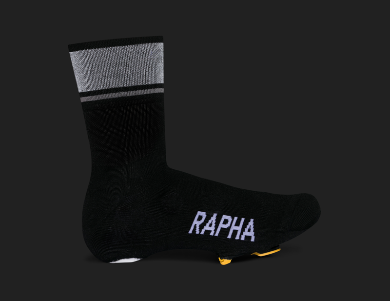 Rapha Reflective Oversocks in Black-1