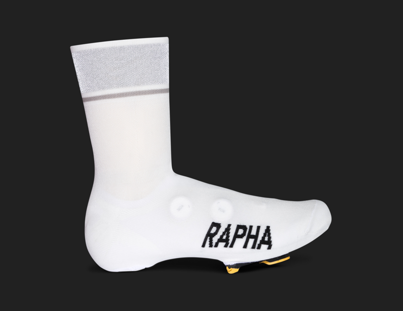 Rapha Reflective Oversocks in White-1