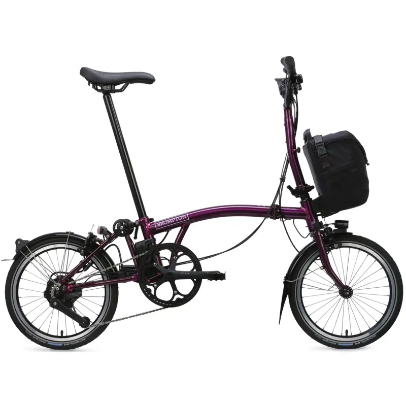 Balfes Bikes Brompton Electric C Line 4-Speed Folding Bike 2026 in Amethyst Lacquer | Free postage over £30, £10 off first order, price match & 0% finance.