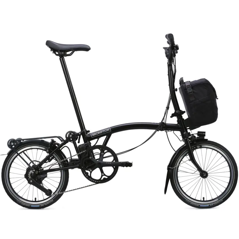Balfes Bikes Brompton Electric C Line with SuperRoll+ 4-Speed Folding Bike 2026 in Matt Black | Free postage over £30, £10 off first order, price match & 0% finance.
