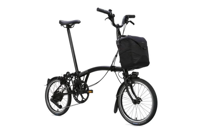 Brompton Electric C Line 4-Speed Folding Bike 2026 in Matt Black-1