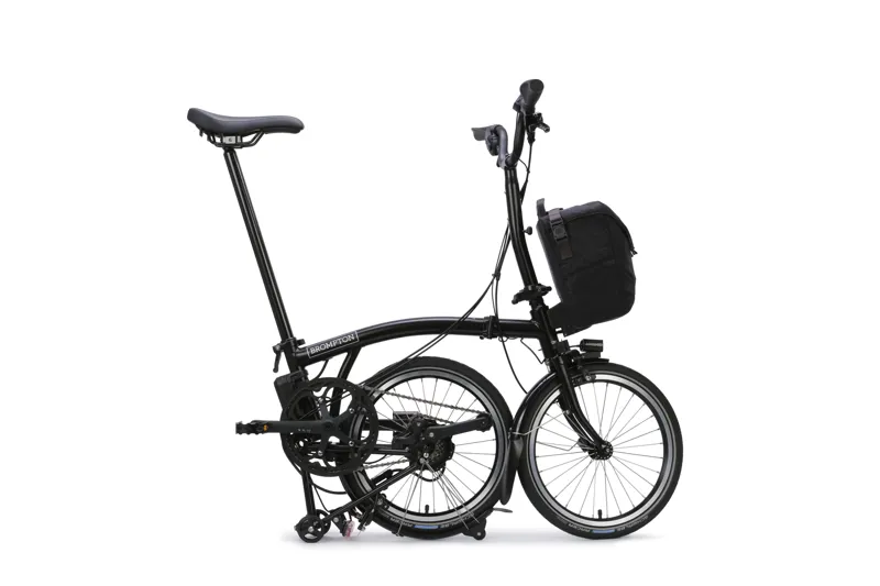 Brompton Electric C Line 4-Speed Folding Bike 2026 in Matt Black-2