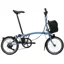 Brompton Electric C Line 4-Speed Folding Bike 2026 in Cloud Metallic