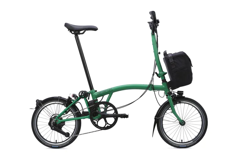 Brompton Electric C Line 4-Speed Folding Bike 2026 in Palm Green-4