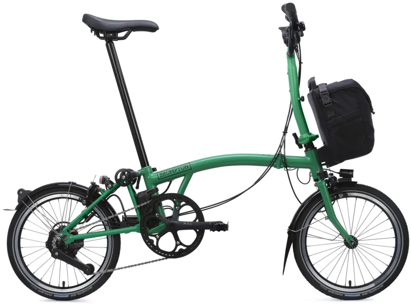 Balfes Bikes Brompton Electric C Line 4-Speed Folding Bike 2026 in Palm Green | Free postage over £30, £10 off first order, price match & 0% finance.