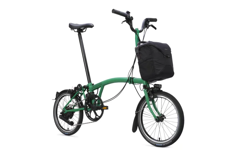 Brompton Electric C Line 4-Speed Folding Bike 2026 in Palm Green-1
