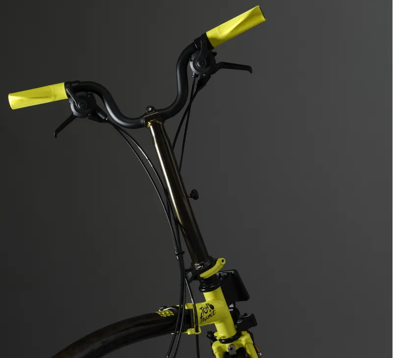 Brompton x Tour De France Limited Edition C Line 6-Speed Folding Bike 2025 in Mid Handlebar-1