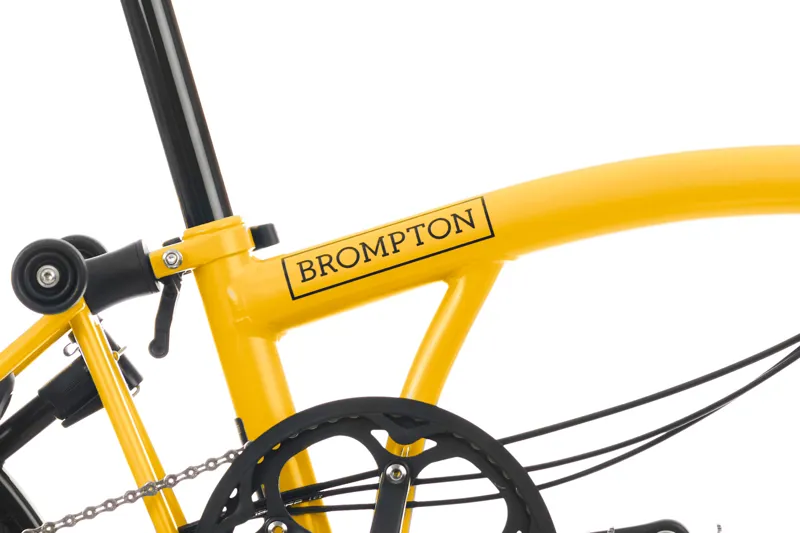Brompton C Line Explore 6 Speed Folding Bike 2025 in Bumblebee Yellow-9