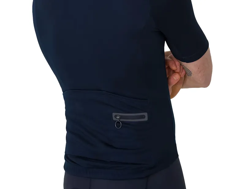 Rapha Classic Short Sleeve Jersey in Dark Navy/White-2