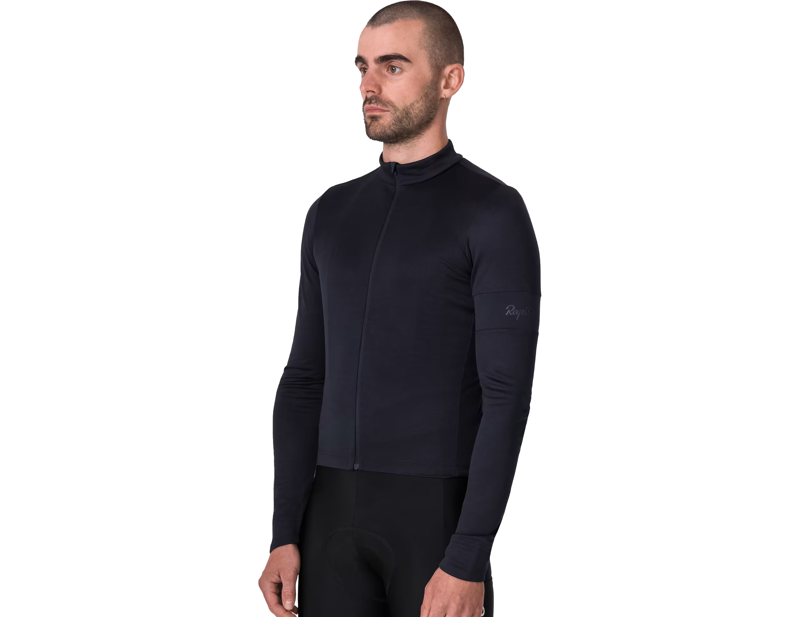 Rapha Classic Long Sleeve Jersey in Black/Black-2