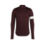 Rapha Classic Long Sleeve Jersey in Fudge/White Alyssum