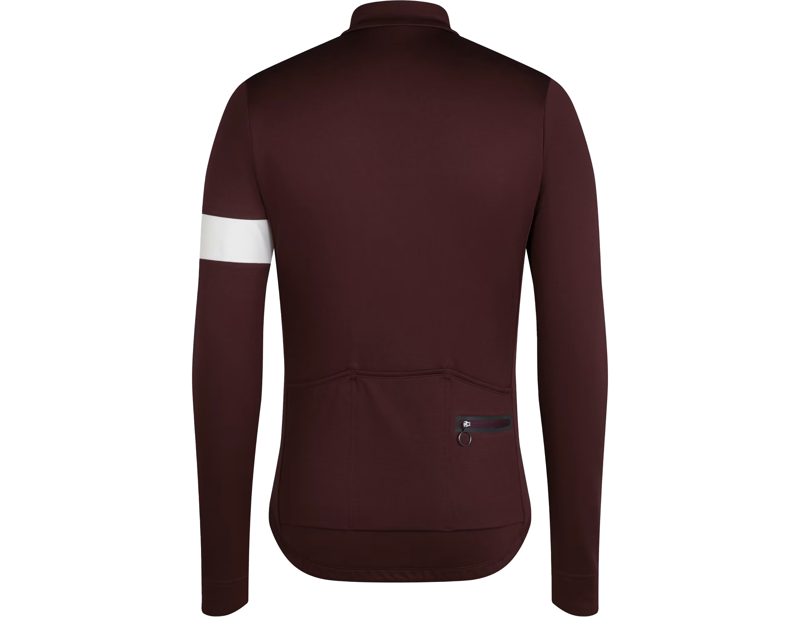 Rapha Classic Long Sleeve Jersey in Fudge/White Alyssum-1