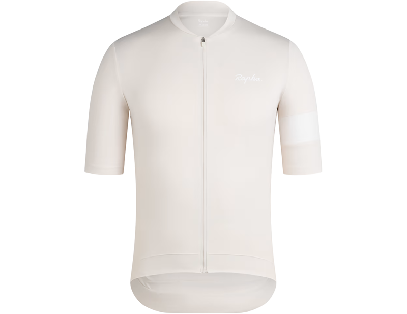 Rapha Core Short Sleeve Jersey in Off White/White