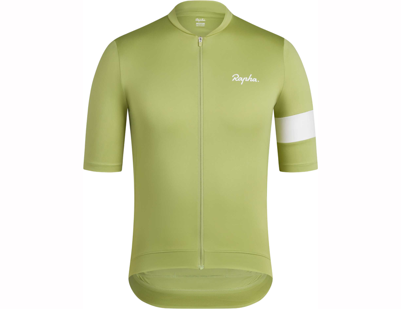 Rapha Men's Core Short Sleeve Jersey in Fern/White