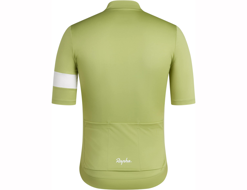 Rapha Men's Core Short Sleeve Jersey in Fern/White-1