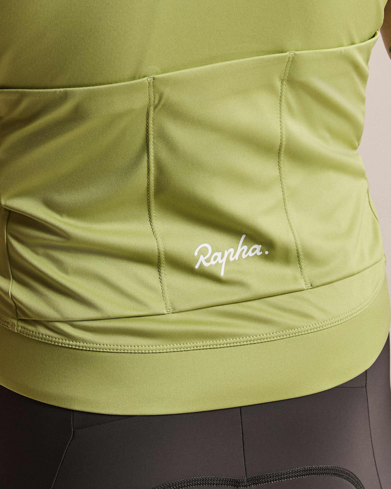 Rapha Men's Core Short Sleeve Jersey in Fern/White-5