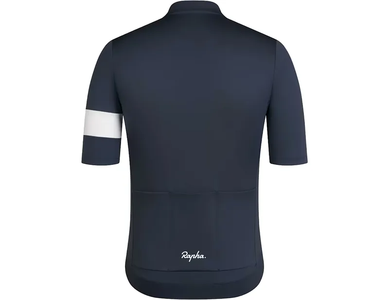 Rapha Core Short Sleeve Jersey in Dark Grey/White-1