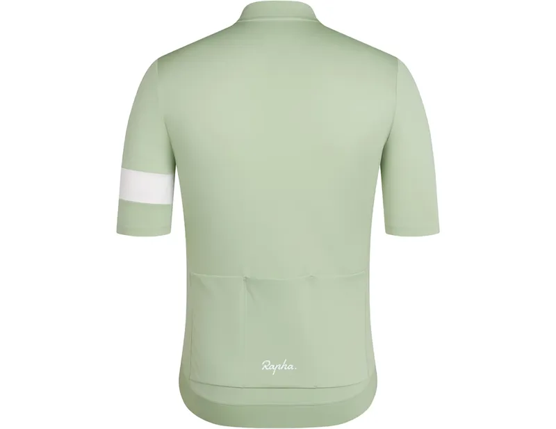Rapha Core Short Sleeve Jersey in Reseda/White Alyssum-1