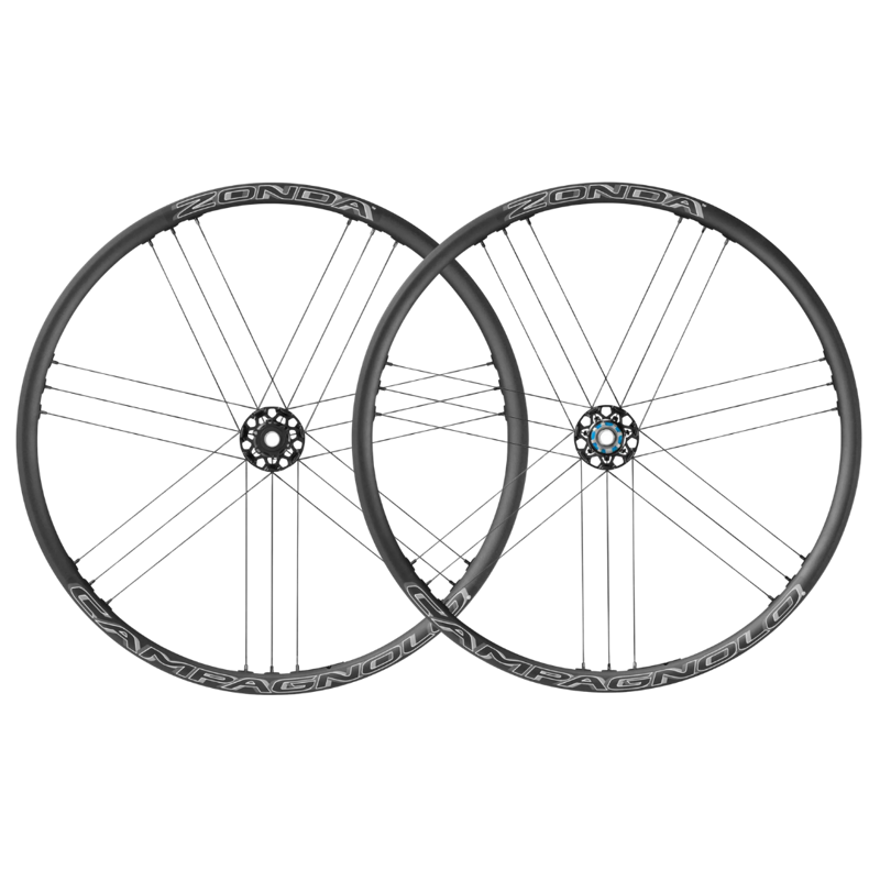 Campagnolo 700c Zonda C17 BT Disc Brake Shimano Freehub Wheelset Black