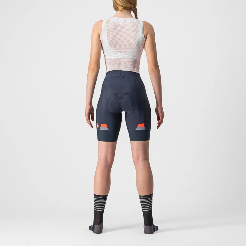 Castelli Prima Shorts in Savile Blue/Brilliant Pink-1
