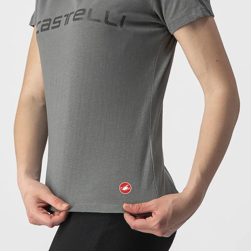 Castelli Sprinter Women's T-Shirt in Melange Grey-2