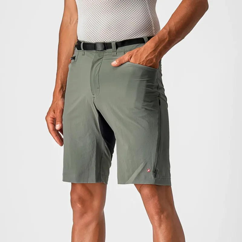 Castelli Unlimited Trail Baggy Shorts in Grey-1