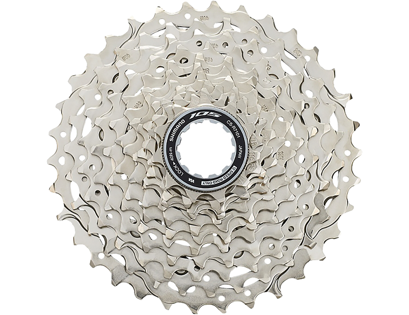 Shimano 105 CS-R7101 12 Speed 11-34 Cassette OE Stock in Silver