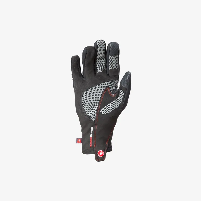 Castelli Spettacolo RoS Winter Gloves in Black/Red-1