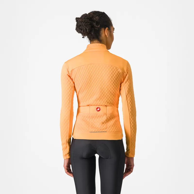 Castelli Sfida 2 Long Sleeve Jersey FZ in Soft Orange-1