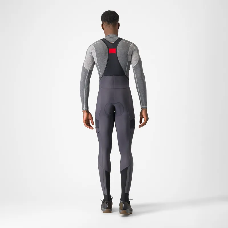 Castelli Unlimited Trail Bib Tights in Dark Grey-3