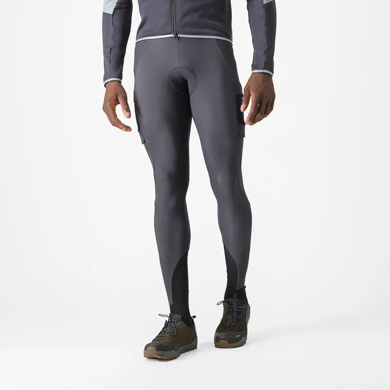 Castelli Unlimited Trail Bib Tights in Dark Grey-5