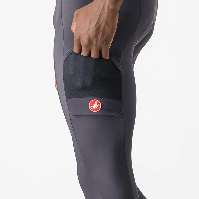 Castelli Unlimited Trail Bib Tights in Dark Grey