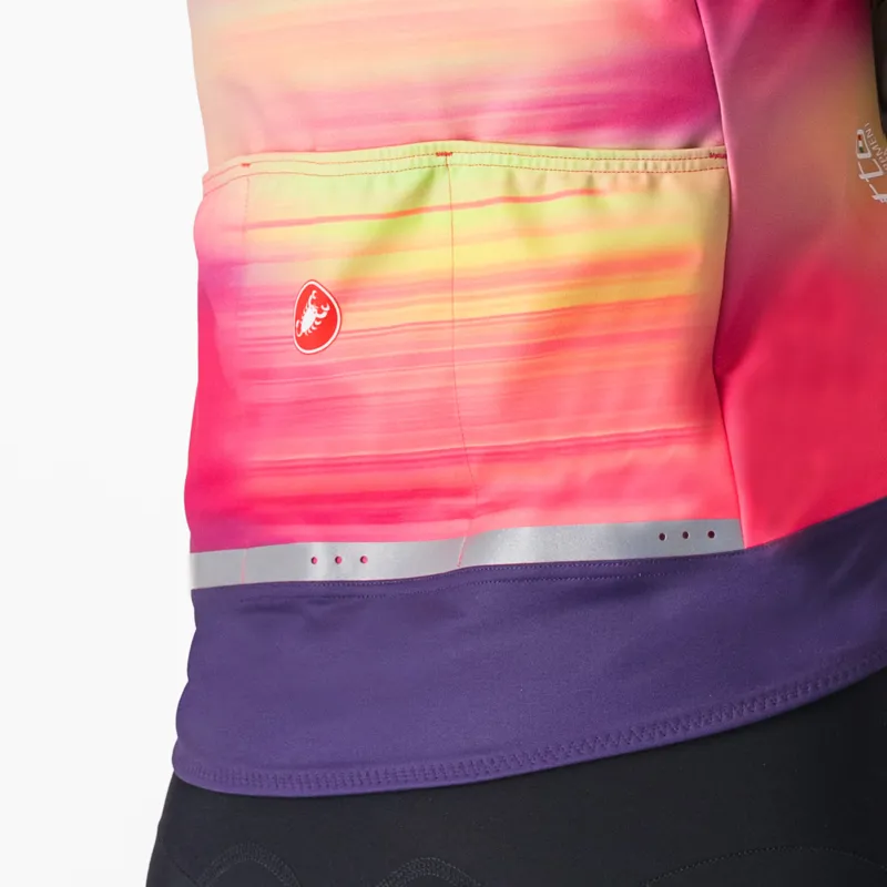  Castelli Perfetto Ltd RoS 2 Women's Jacket in Multicolour Pink-3