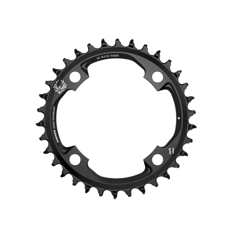 Balfes Bikes Sram SRAM Eagle X-Sync 2 12spd 38t 104 BCD Chainring Black | Free postage over £30, £10 off first order, price match & 0% finance.