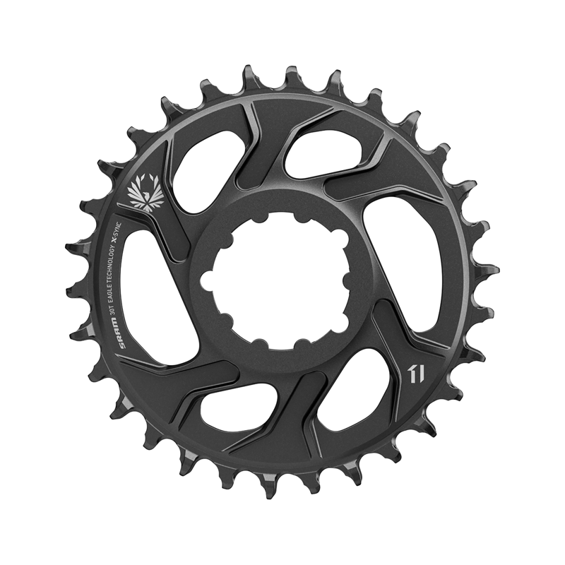 Balfes Bikes Sram SRAM X-SYNC2 direct mount 6mm offset eagle 32T Chainring in black | Free postage over £30, £10 off first order, price match & 0% finance.