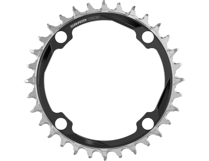 OCHAIN Chain ring XX T-TYPE 104BCD CNC Aluminium in BLACK