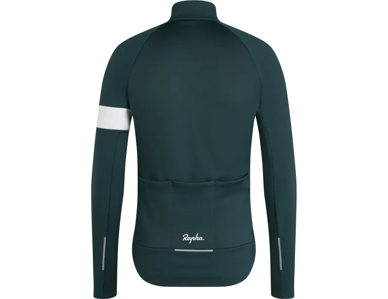Rapha Core Winter Jacket in in Forest Green/White-1