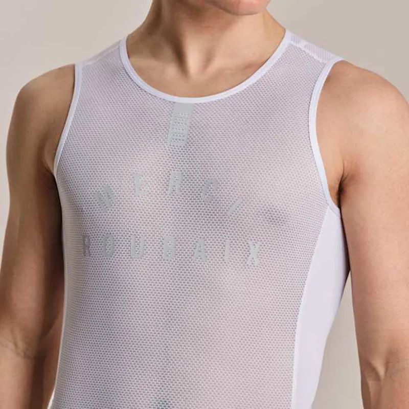 Rapha Men's Pro Team Sleeveless Race Base Layer in White-2