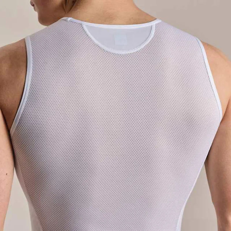 Rapha Men's Pro Team Sleeveless Race Base Layer in White-3