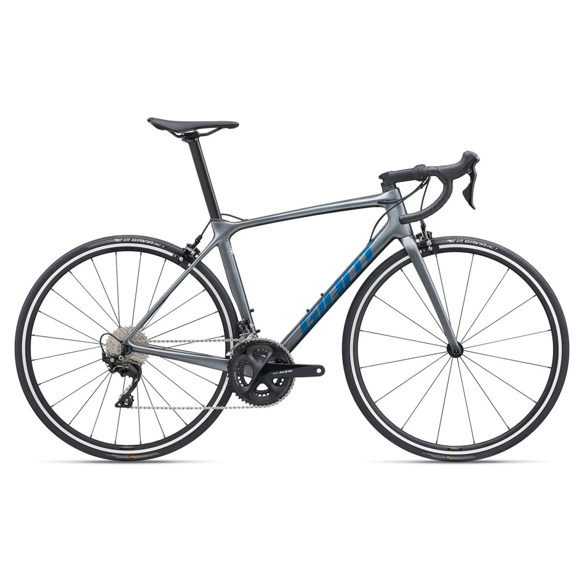 Giant TCR Advanced Road Bike 2024 in Charcoal